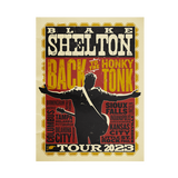 Back to the Honky Tonk Tour Poster
